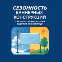 Сезонность баннерных конструкций: как подготовить рекламу к погодным условиям